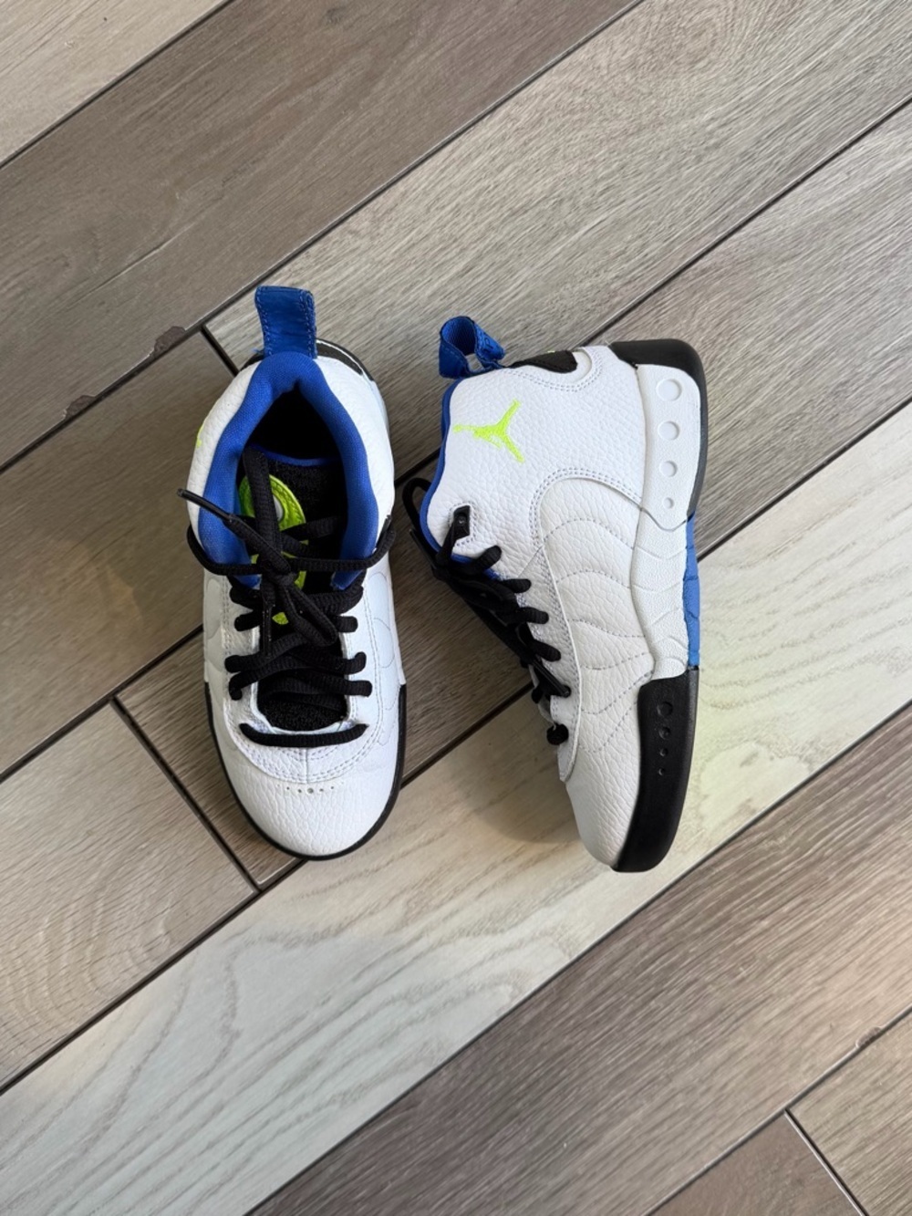 Air Jordan Jumpman Pro BG 'White Cyber' Kids Sneakers